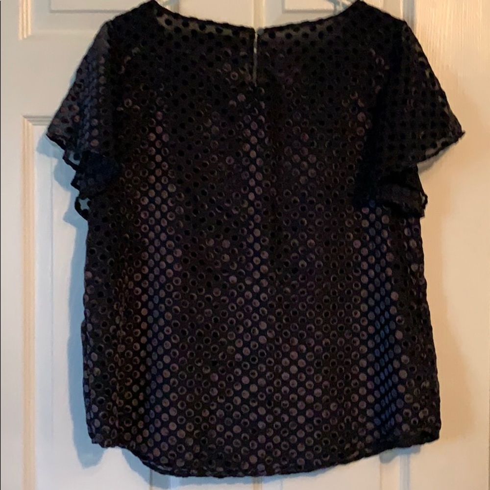 Loft - Navy Blouse - Picture 3 of 3